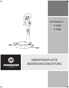 Bedienungsanleitung Horizon Fitness V 2000 Vibrationsplatte