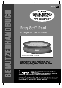 Bedienungsanleitung Intex Easy Set Schwimmbad