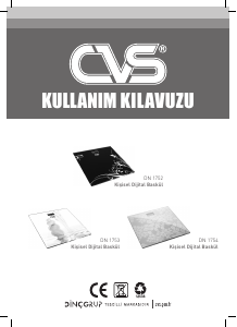 Kullanım kılavuzu CVS DN 1752 Banyo tartısı