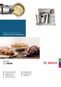 Käyttöohje Bosch MUM9A32S00 Jalustasekoitin