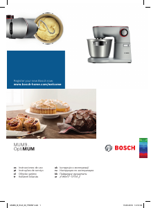 Manual de uso Bosch MUM9Y43S00 Batidora de pie