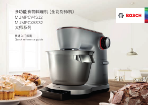 Manual Bosch MUMPCX5S32 Stand Mixer