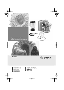Manual de uso Bosch MUMXL20C Batidora de pie
