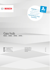 Bruksanvisning Bosch PNP6B6B10 Kokeplate