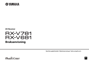 Bruksanvisning Yamaha RX-V781 Receiver