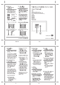 Manual Yale YLE/200/EG4 Safe