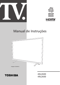 Manual Toshiba 40L2600 Televisor LED