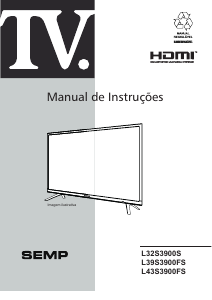 Manual Semp L32S3900S Televisor LED