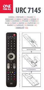 Manual One For All URC 7145 Evolve 4 Telecomandă