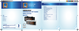 Bedienungsanleitung Medion E66375 (MD 43472) Uhrenradio