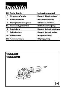 Bedienungsanleitung Makita 9566CVR Winkelschleifer