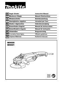 Manual Makita M9000 Angle Grinder