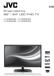Brugsanvisning JVC LT-22E53W LED TV