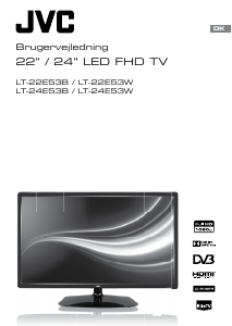 Brugsanvisning JVC LT-24E53B LED TV