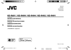 Handleiding JVC KD-R492 Autoradio