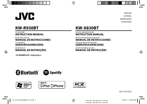 Handleiding JVC KW-R930BT Autoradio