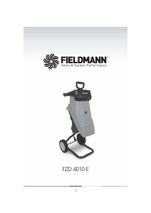 Manual Fieldmann FZD 4010-E Tocător grădină