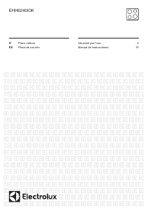 Manuale Electrolux EHH6240IOK Piano cottura