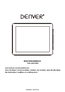 Bedienungsanleitung Denver TAQ-10043 Tablet