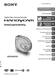 Handleiding Sony DCR-DVD7E Camcorder