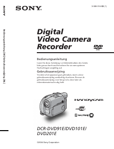 Handleiding Sony DCR-DVD91E Camcorder