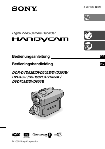 Handleiding Sony DCR-DVD92E Camcorder