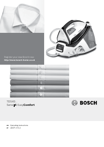 Manual Bosch TDS4040GB Iron
