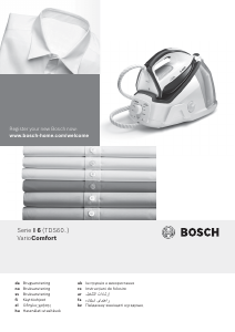 Käyttöohje Bosch TDS6080 Silitysrauta
