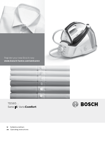 Brugsanvisning Bosch TDS6080TR Strygejern