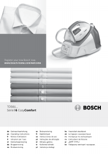 Mode d’emploi Bosch TDS6150 Fer à repasser