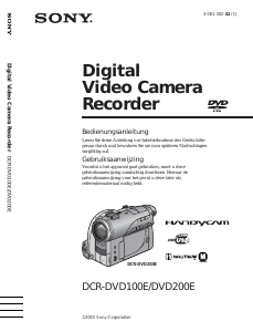 Bedienungsanleitung Sony DCR-DVD100E Camcorder