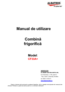 Manual Albatros CF33A+ Combina frigorifica