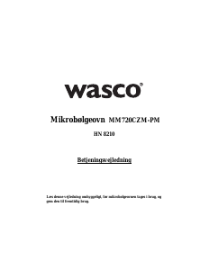 Brugsanvisning Wasco MM720CZM-PM Mikroovn