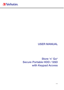Manual Verbatim Store n Go SSD