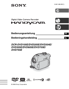 Bedienungsanleitung Sony DCR-DVD105E Camcorder