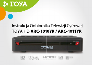 Instrukcja Toya ARC-1010YR Odbiornik cyfrowy