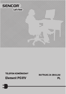 Instrukcja Sencor Element P031V Telefon komórkowy