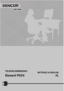 Instrukcja Sencor Element P504 Telefon komórkowy