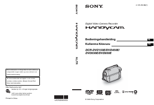 Kullanım kılavuzu Sony DCR-DVD150E Kaydedici kamera