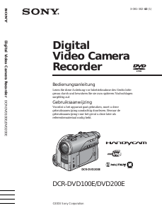 Bedienungsanleitung Sony DCR-DVD200E Camcorder