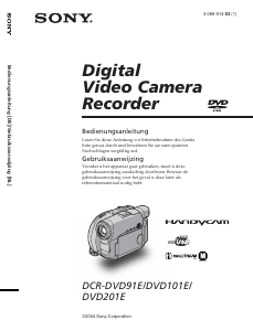 Bedienungsanleitung Sony DCR-DVD201E Camcorder