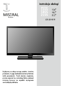 Instrukcja Mistral 2155 Telewizor LCD