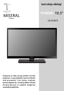 Instrukcja Mistral TV1855HD Telewizor LCD