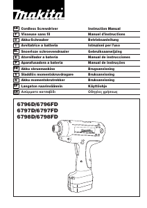 Bruksanvisning Makita 6796FD Skruvdragare