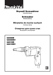 Manual Makita 6800DB Screw Driver