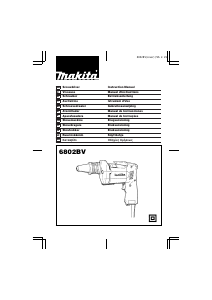 Manuale Makita 6802BV Avvitatore