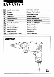 Manual Makita 6820V Aparafusadora