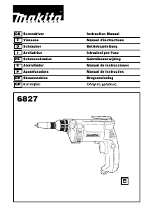 Εγχειρίδιο Makita 6827 Κατσαβίδι