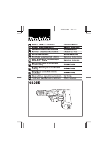 Mode d’emploi Makita 6835D Visseuse