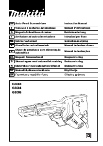 Manuale Makita 6836 Avvitatore